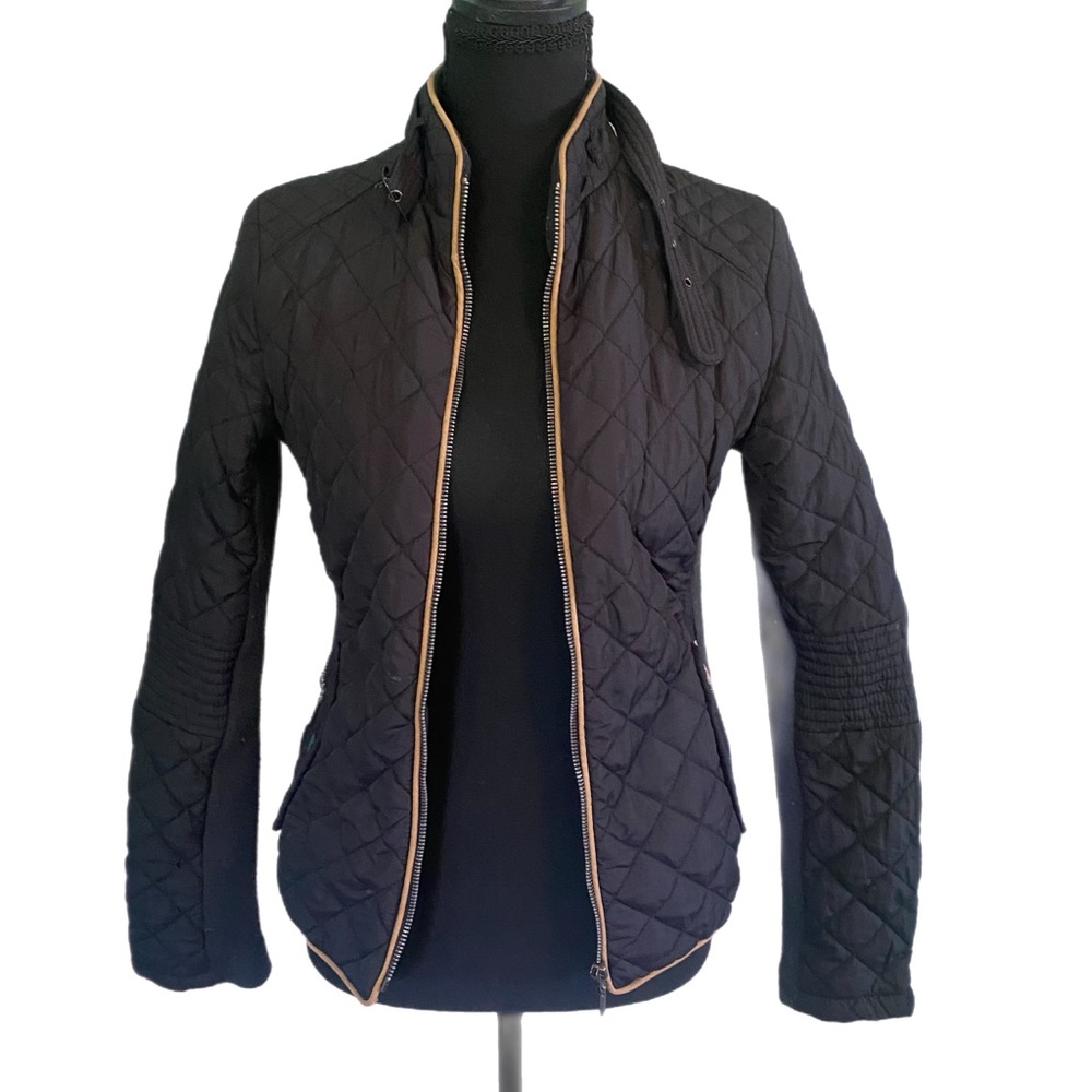 Ashley By 26 International Black Quilted Jacket